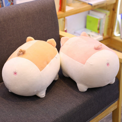 Pink little lazy pig pillow