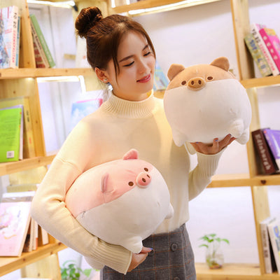Pink little lazy pig pillow