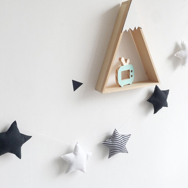 Star and moon string ornaments
