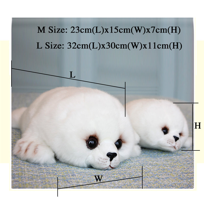Simulation seal plush toy