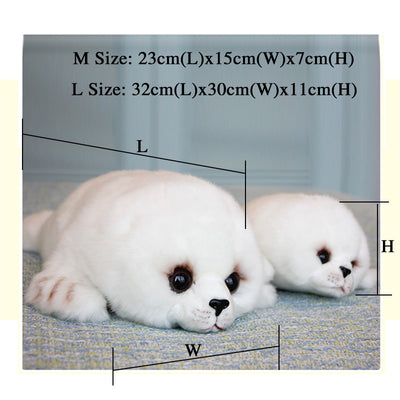 Simulation seal plush toy