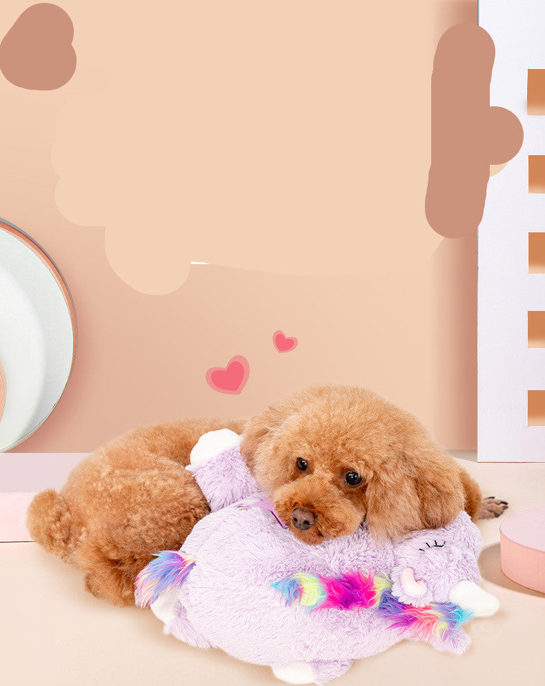 Comfortable toy puppies plush dog pillow