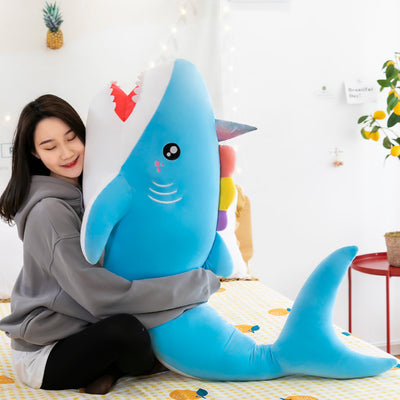 Shark Plush Toy Factory Wholesale Spot Children's Gift Creative Pillow For Girlfriend Birthday Gift