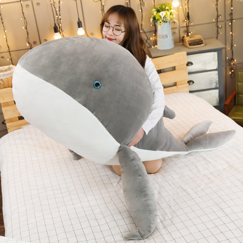 Big whale pillow