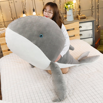 Big whale pillow