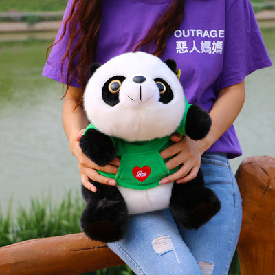 Cat base plush toy simulation panda doll