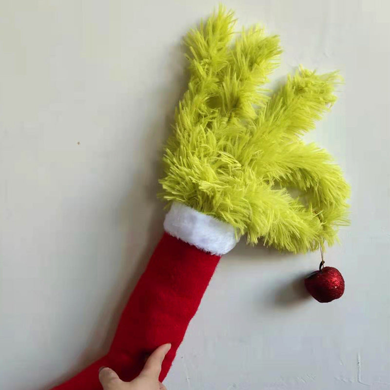 Plush Toy Green Hair  Dollchristmas