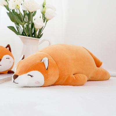 New Creative Lying Posture Fox Plush Toy Doll