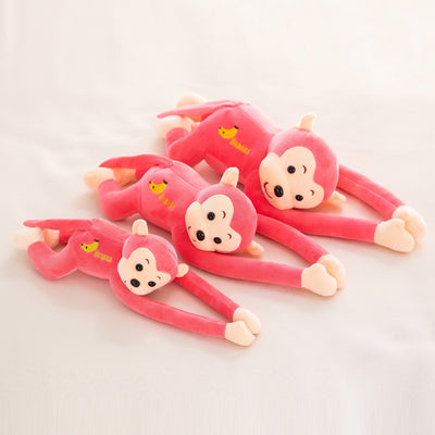 Long-armed Monkey Plush Toy Cute Banana Hanging Curtain