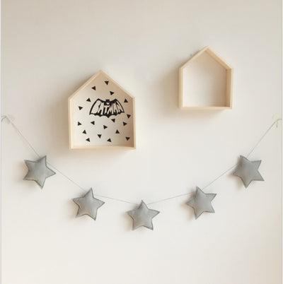 Star and moon string ornaments