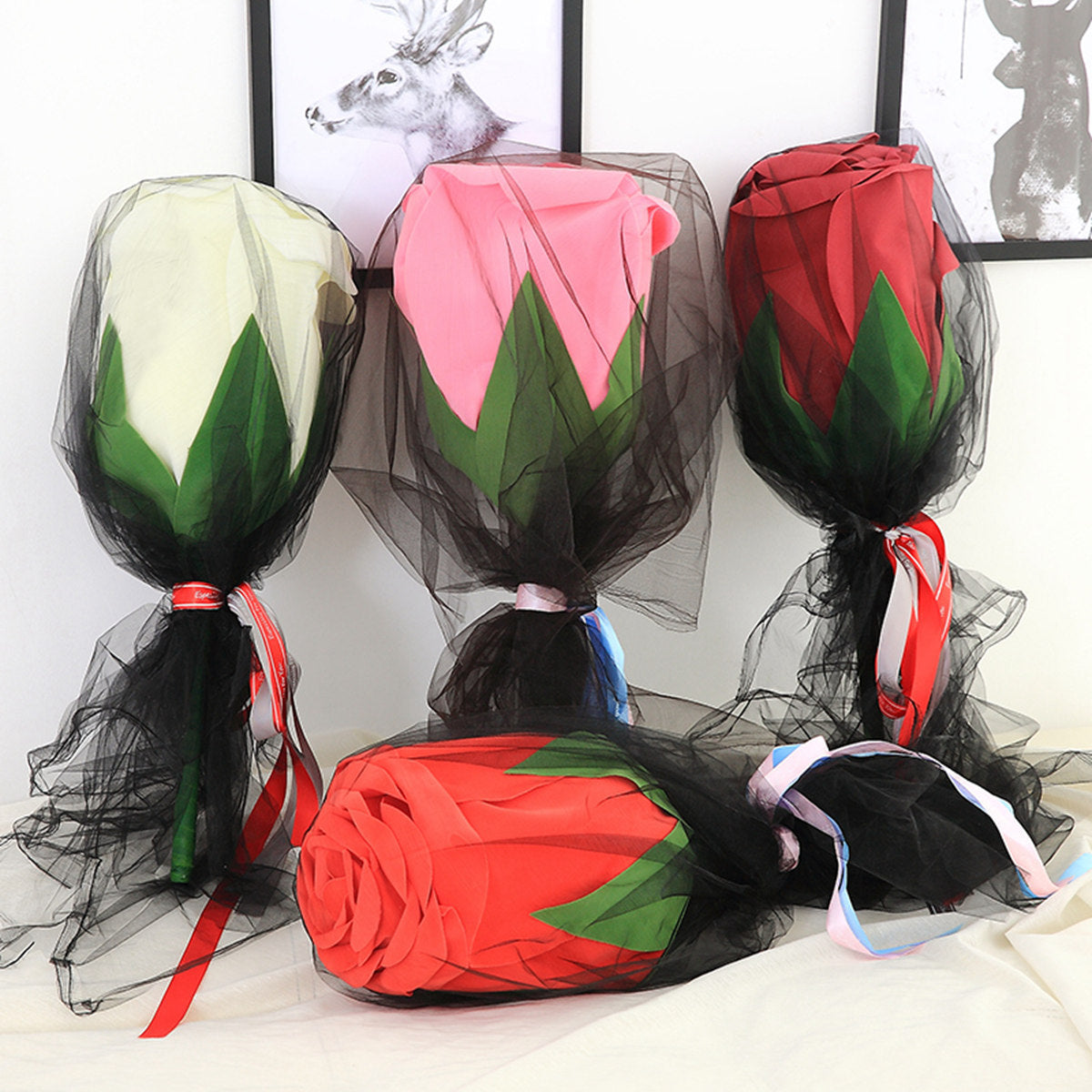 Women's Creative Simulation Rose Bouquet Decorative Ornament