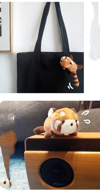 Red Panda Doll Brooch Plush Animal Multi-function Pin