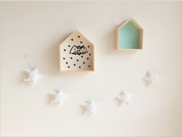 Star and moon string ornaments