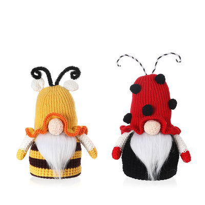 Bee Knitting Wool Cute Doll Creative Goblin Doll Gift