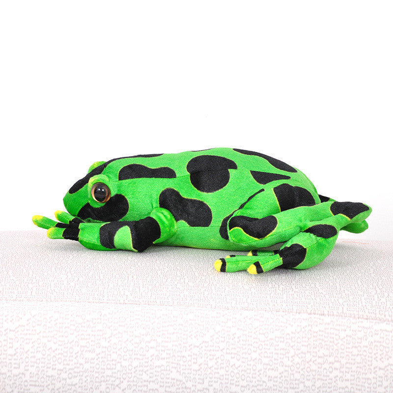 Simulation frog plush toy
