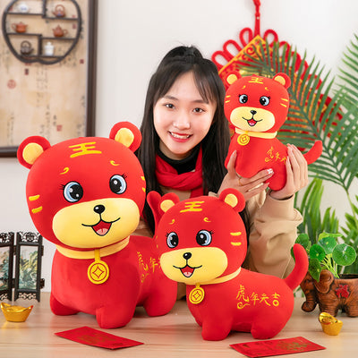Household Plush Toys For The Year Of The Tiger Mascot