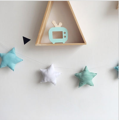 Star and moon string ornaments