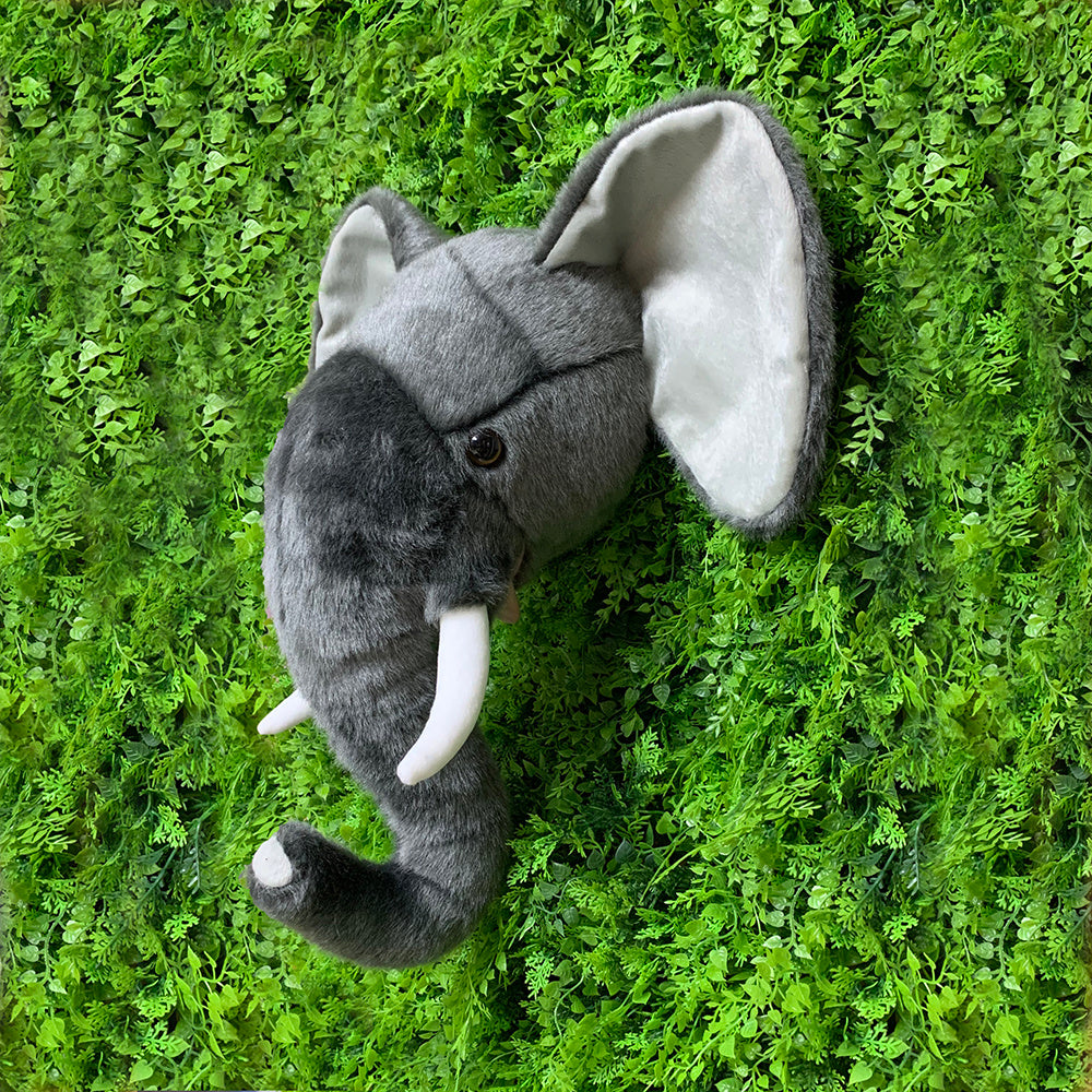 Soft Decoration Plush Animal Elephant Wall Decoration