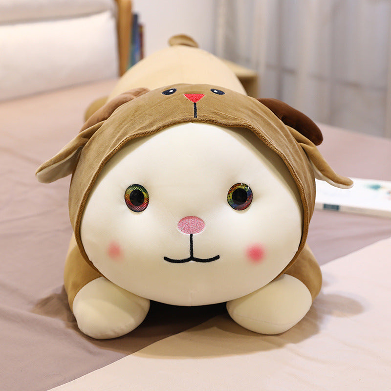 Cat turned into a pillow
