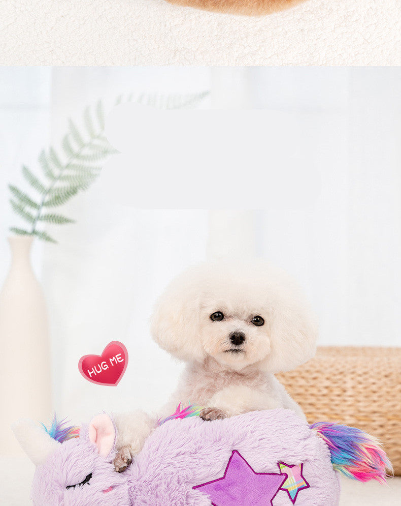 Comfortable toy puppies plush dog pillow
