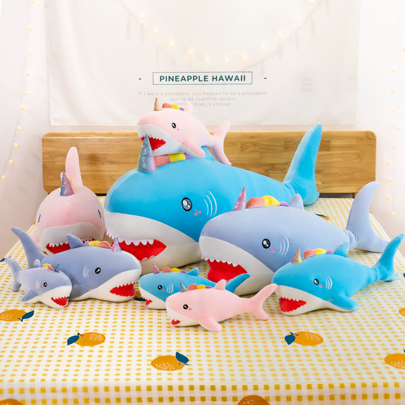 Shark Plush Toy Factory Wholesale Spot Children's Gift Creative Pillow For Girlfriend Birthday Gift