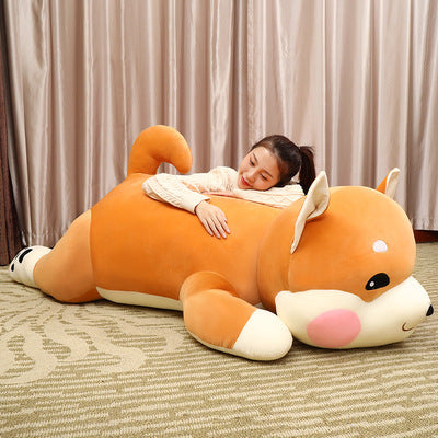 Shiba Inu Puppy Dog Doll Plush Toy Doll Cute Sleeping Pillow