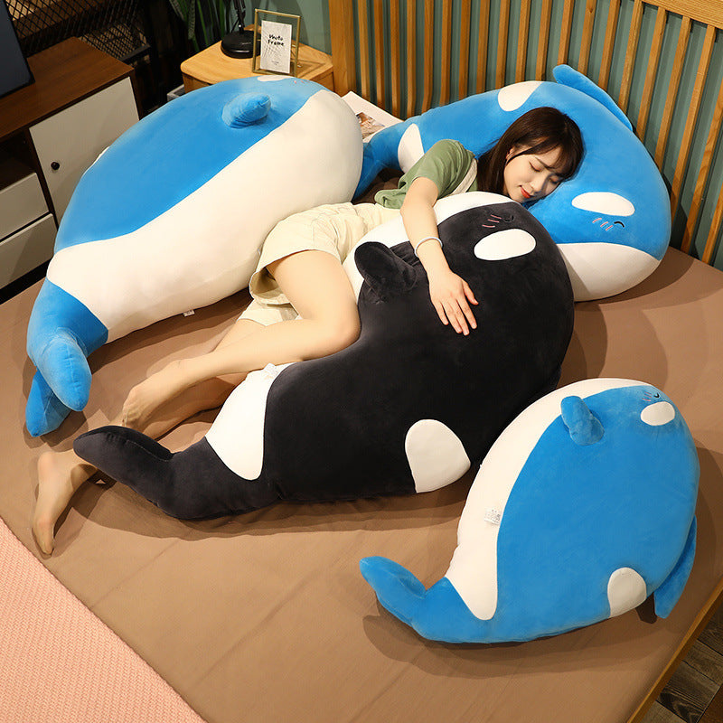 New Marine Animal Whale Pillow, Creative Doll Plush Toy