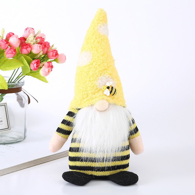 Honeybee Day Knitted Plush Doll Decorations