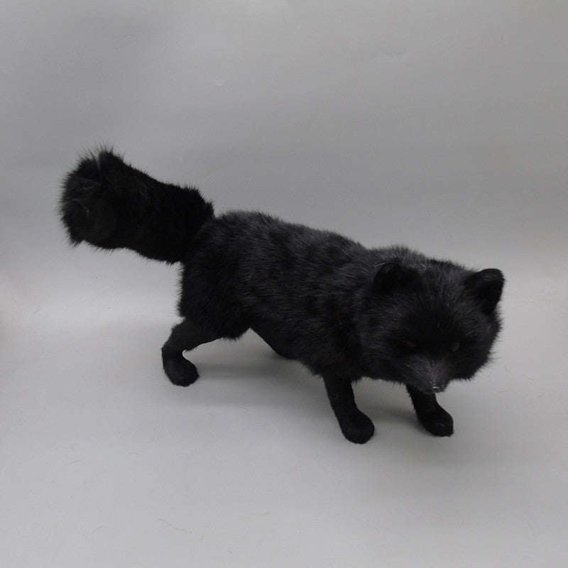 Crafts Rabbit Fur Simulation Fox Enhance Popularity Charm Home Decoration Handicrafts