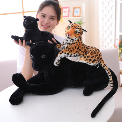 Simulation money leopard plush toy doll home decoration creative forest animal ornaments wholesale one generation