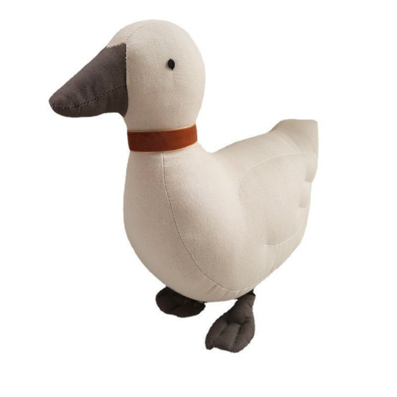 Fabric Cartoon Duck Shape Interactive Grip Doll