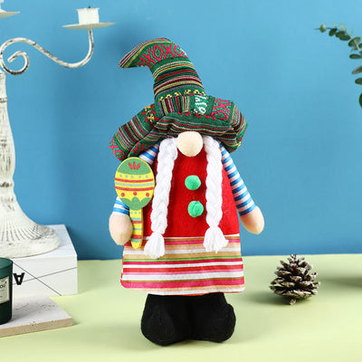Mexican Carnival Sombrero Standing Musical Instrument Decoration