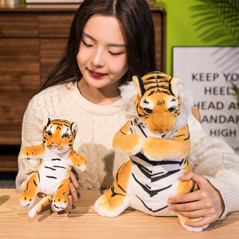 Forest Animal Simulation Tiger Plush Toy Soft Cute
