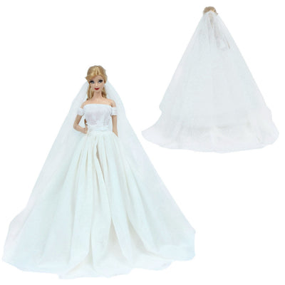 30cm Doll Accessory Skirt Fashion Trailing Dress