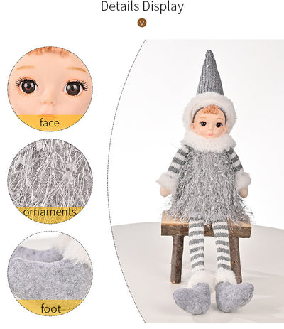 Decorated Simulation Doll Decorated Christmas