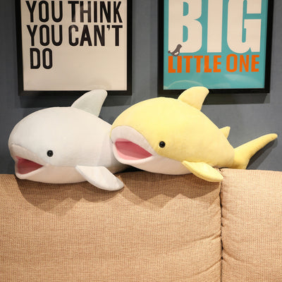Internet Celebrity Cushion Plush Toy Cushion Sofa Bed Cuddly Doll Lying Whale Floor Mat New