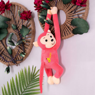 Long-armed Monkey Plush Toy Cute Banana Hanging Curtain