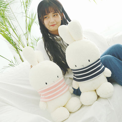 Simple And Cute Little White Rabbit Plush Toy