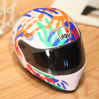 Motorcycle Helmet Racing Bear Decoration Gift