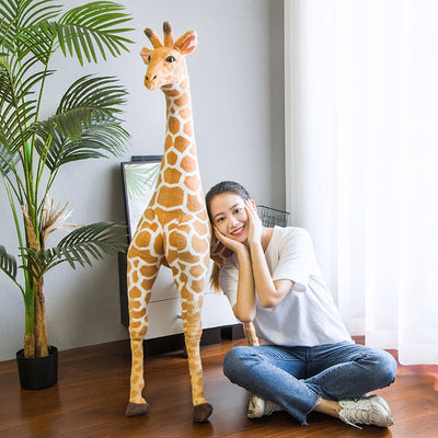 Children's Standing Giraffe Doll Plush Toy