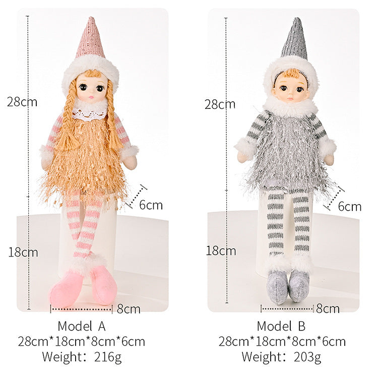 Decorated Simulation Doll Decorated Christmas
