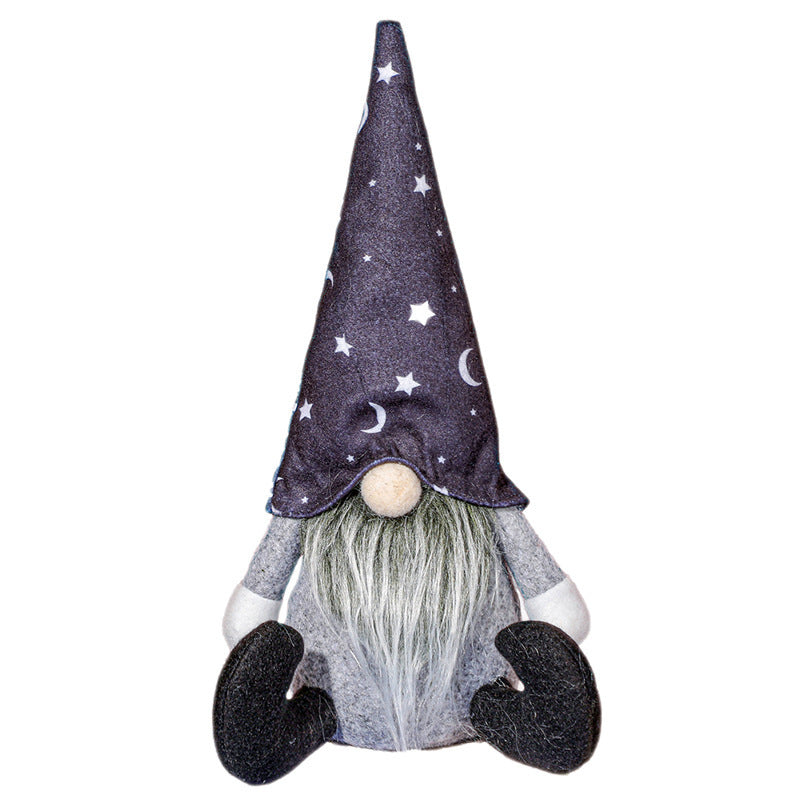Faceless Old Man Window Decoration Party Scene Decoration