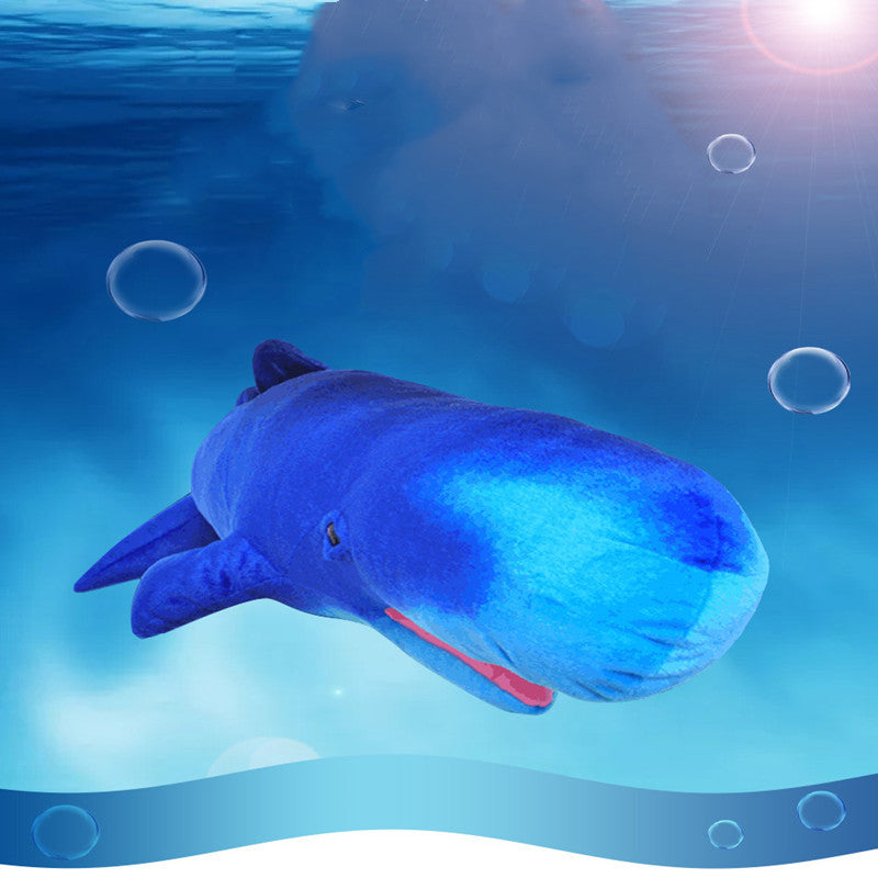 Sperm whale plush toy