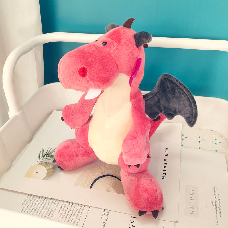 Foreign Trade In Stock Pterosaur Double-headed Dragon Plush Toy Amazon Cartoon Animal Children Gift Wholesale Dinosaur Doll