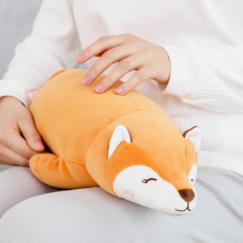 New Creative Lying Posture Fox Plush Toy Doll