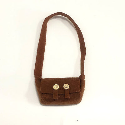 30cm Sweater Glasses Accessories Brown Bag Small Yellow Duck Accessories