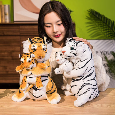 Forest Animal Simulation Tiger Plush Toy Soft Cute