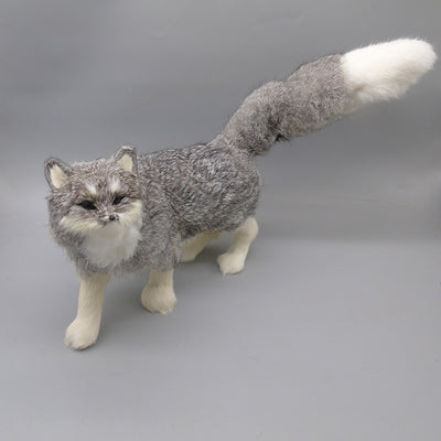 Crafts Rabbit Fur Simulation Fox Enhance Popularity Charm Home Decoration Handicrafts