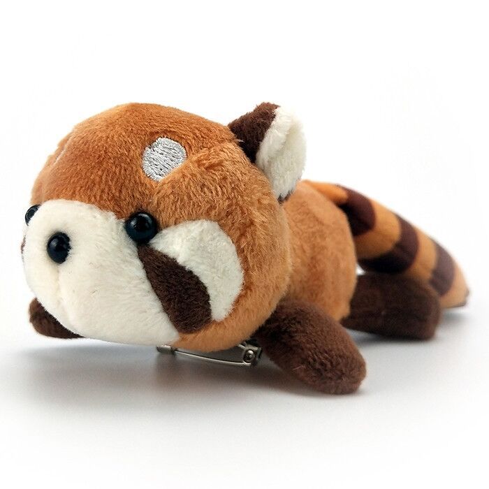 Red Panda Doll Brooch Plush Animal Multi-function Pin