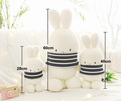 Simple And Cute Little White Rabbit Plush Toy